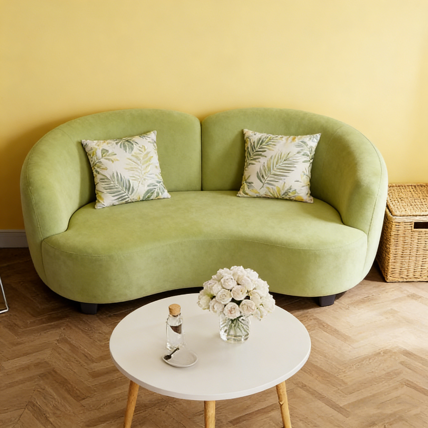 Lime Curve Sofa