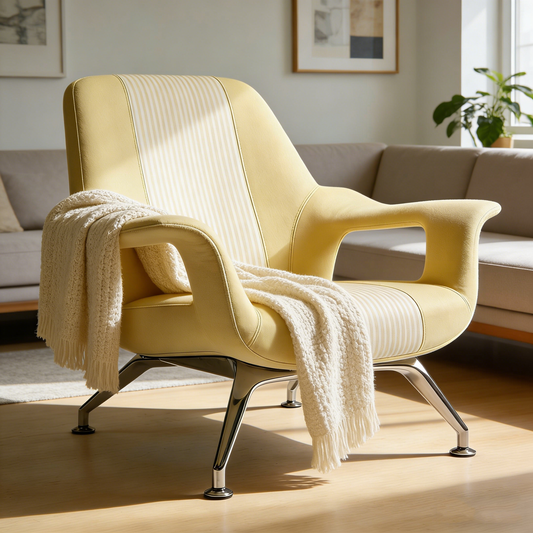Sunny Stripe Accent Chair