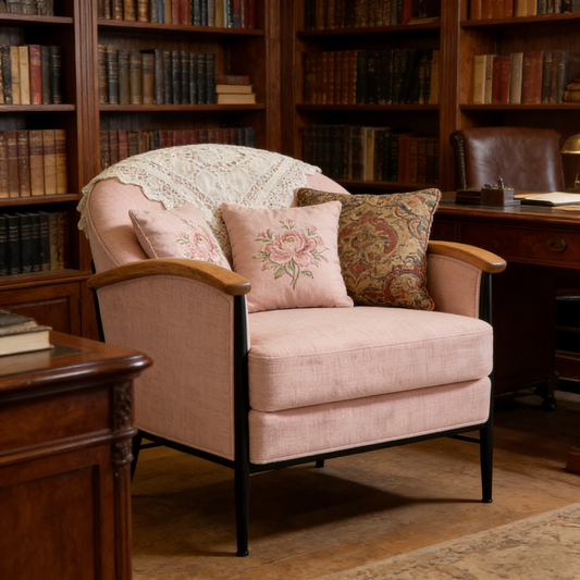 Blush Rose Accent Chair