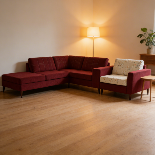 Crimson Modular Sofa Set