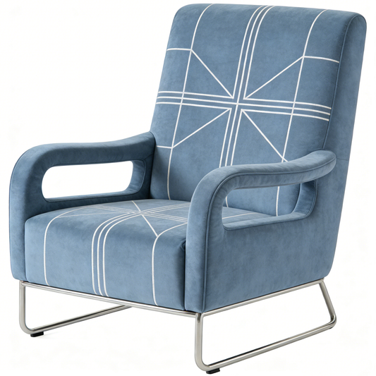 Geometric Accent Chair