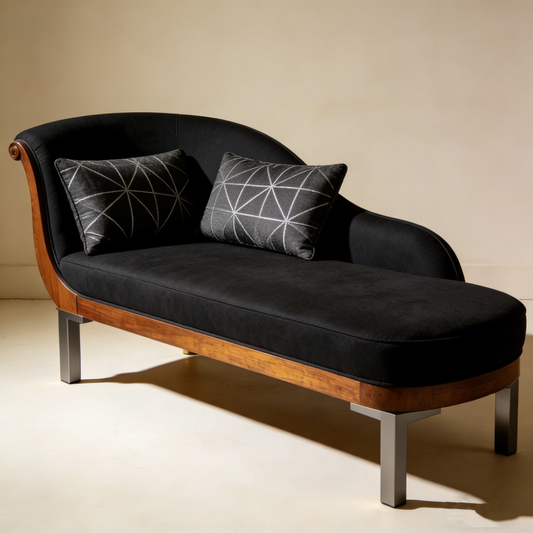 Black Ebony Modern Lounge Chair