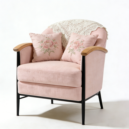 Blush Rose Accent Chair