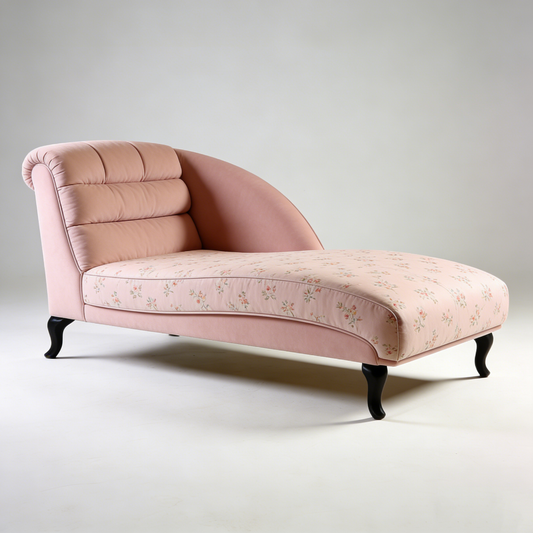 Blush Blossom Chaise