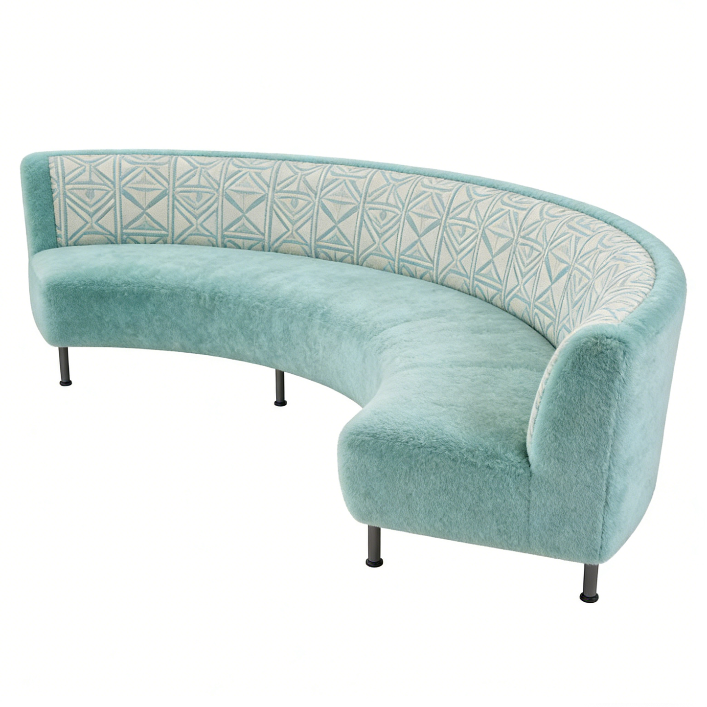 Aqua Curve Modular Sofa