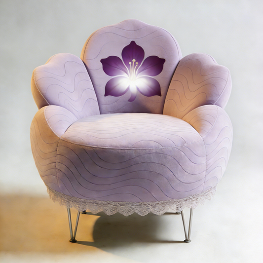 Lilac Blossom Accent Chair